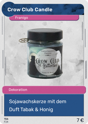 011 Crow Club Candle
