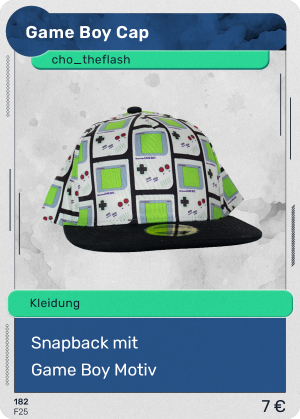 016 Game Boy Cap