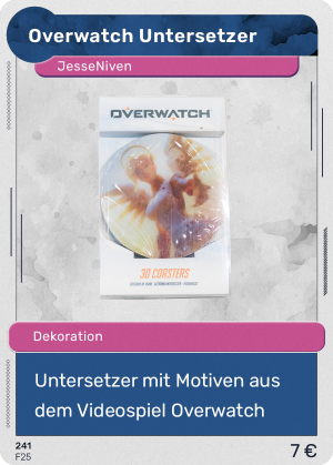 075 Overwatch Untersetzer