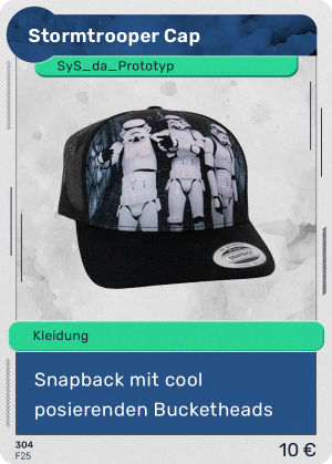 138 Stormtrooper Cap